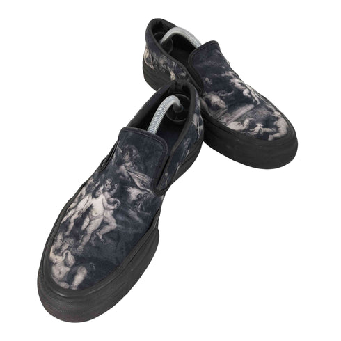 ラッドミュージシャン LAD MUSICIAN Canvas Slip-On Angels エンジェルプリント キャンバススリッポン メンズ 46