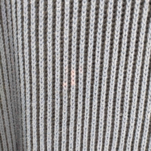 ペリーエリス PERRY ELLIS 00s アクリルコットン ハーフジップクロッシェニット メンズ import:XL