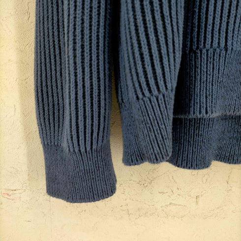 ペリーエリス PERRY ELLIS 00s アクリルコットン ハーフジップクロッシェニット メンズ import:XL