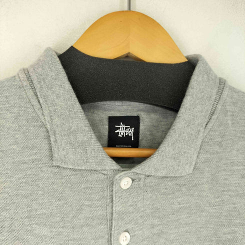 ステューシー Stussy ロゴライン 半袖ポロシャツ メンズ JPN:L