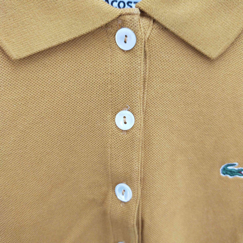 ラコステ LACOSTE ロゴ刺繍ポロシャツ レディース 40