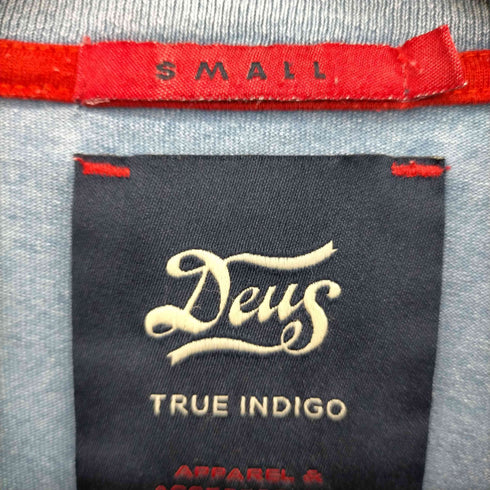 デウス DEUS SHIELD INDIGO TEE メンズ import:S