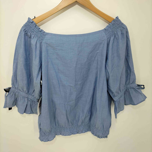 ブルーレーベルクレストブリッジ BLUE LABEL CRESTBRIDGE パフスリーブブラウス レディース 36