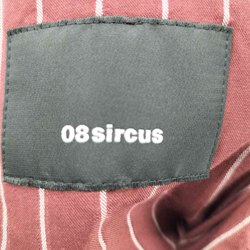 ゼロエイトサーカス 08sircus Cu/Co chalk stripe jacket Cu/Co chalk stripe shorts メンズ 3/50 2/48