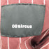 ゼロエイトサーカス 08sircus Cu/Co chalk stripe jacket Cu/Co chalk stripe shorts メンズ 3/50 2/48