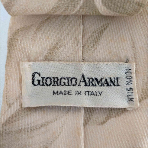 ジョルジオアルマーニ Giorgio Armani イタリア製 シルク 総柄ネクタイ メンズ