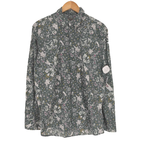 Cotelac 総柄比翼L/S シャツ メンズ JPN:M