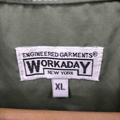 エンジニアードガーメンツ Engineered Garments WORKADAY Half Zip Shirt メンズ import:XL