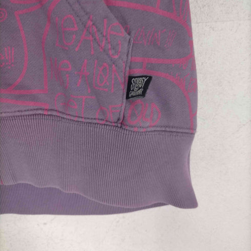 ステューシー Stussy ショーンフォントプリントジップパーカー メンズ JPN:M