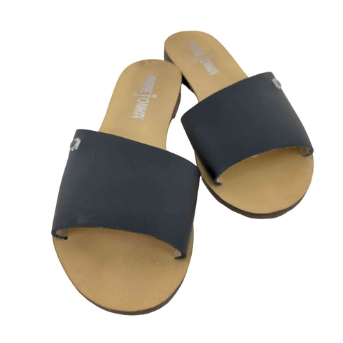 ミネトンカ Minnetonka ADA本革スライドサンダル レディース 6