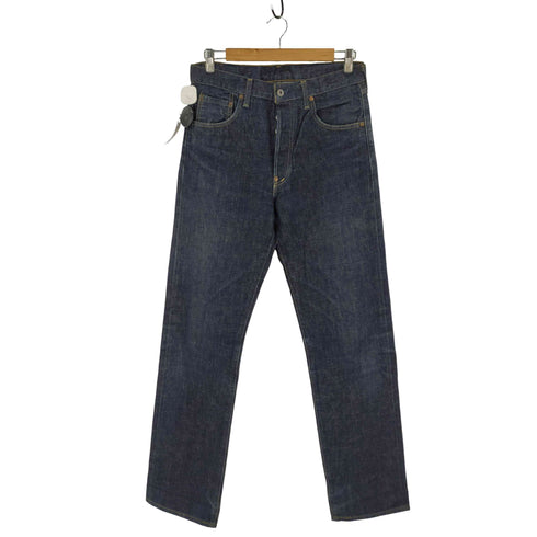 リーバイス Levis 90S 702 XX 濃紺 ビッグE シンチバッグ 並行ステッチ 隠しリベット セルヴィッチ デニム パンツ 濃紺 メンズ W32 L34