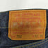 リーバイス Levis 90S 702 XX 濃紺 ビッグE シンチバッグ 並行ステッチ 隠しリベット セルヴィッチ デニム パンツ 濃紺 メンズ W32 L34