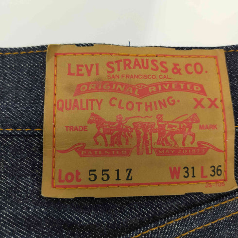 リーバイス Levis 90s 日本製 551Z XX 濃紺 復刻 TALON BIG E ハイウエストストレート メンズ W31 W36