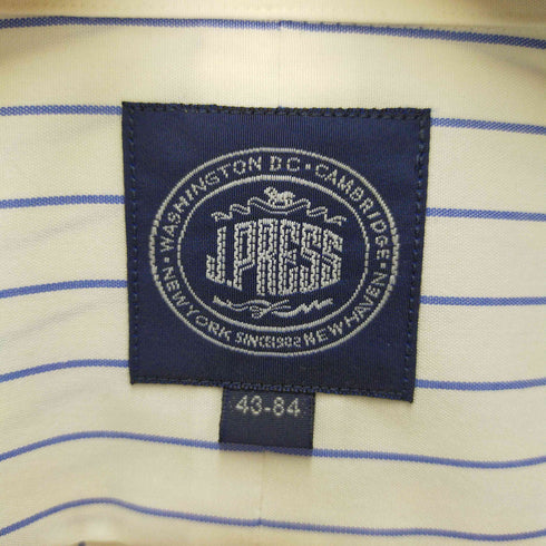 ジェイプレス J.PRESS ロングスリーブ ストライプ シャツ メンズ 43-84