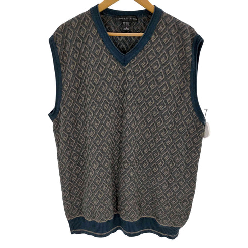 ジェフリービーン GEOFFREY BEENE イタリア製 Vネックニット メンズ JPN:XL