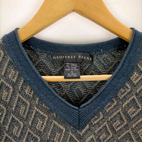 ジェフリービーン GEOFFREY BEENE イタリア製 Vネックニット メンズ JPN:XL