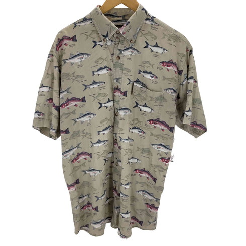 magellan お魚柄 fish shirt ボタンダウン メンズ