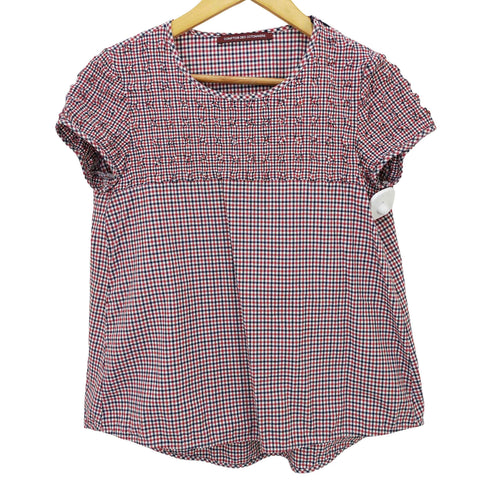 コントワーデコトニエ COMPTOIR DES COTONNIERS チェック ノースリーブ ブラウス レディース FR:36