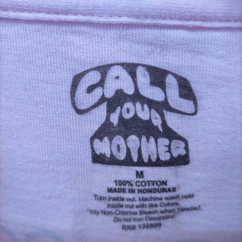 CALL YOUR MOTHER GOOD VIBES 両面プリント Tシャツ メンズ import:M