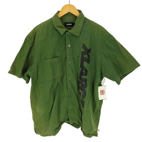 エクストララージ XLARGE 22SS S/S STANDARD LOGO WORK SHIRT スタンダード ロゴ ワーク シャツ メンズ JPN:L