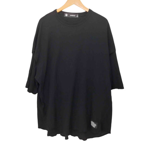 ジーユー GU 24SS ドライワッフルTシャツ サーマル メンズ L