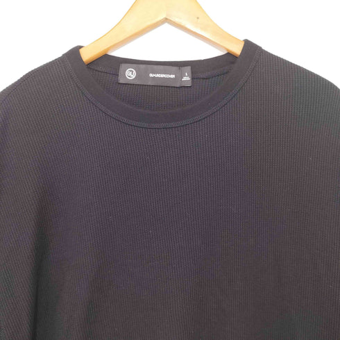 ジーユー GU 24SS ドライワッフルTシャツ サーマル メンズ L