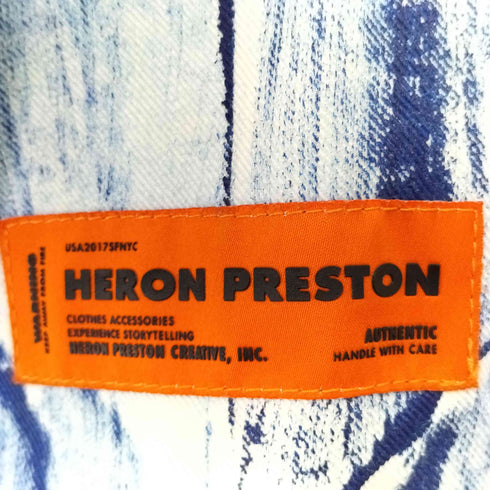 ヘロン プレストン HERON PRESTON CTNMB プリントデニムジャケット メンズ JPN:XL