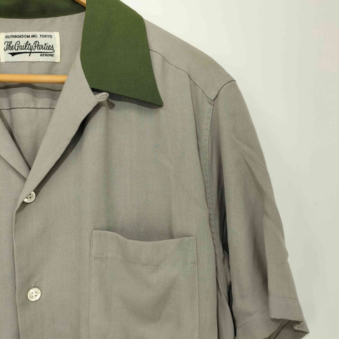 ワコマリア WACKO MARIA 50’s ツートンオープンカラーシャツ メンズ import:M
