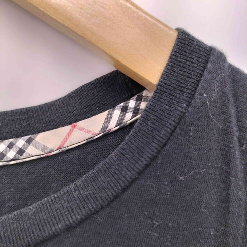 バーバリーブルーレーベル BURBERRY BLUE LABEL 胸ロゴ刺繍 クルーネックTシャツ レディース JPN:M