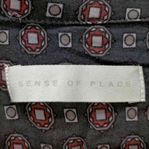 センスオブプレイス SENSE OF PLACE コモンガラシャツ メンズ JPN:M