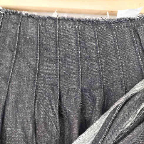 ダメージ加工 ミニデニムスカート レディース JPN:S