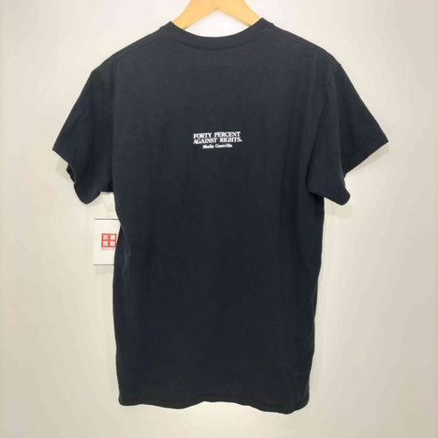 フォーティーパーセントアゲインストライツ FORTY PERCENTS AGAINST RIGHTS MY LIFE IS MY LIFE ロゴプリントクルーネックTシャツTシャツ メンズ import:M