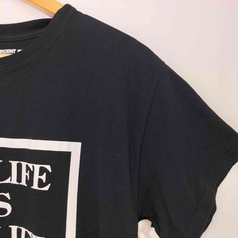 フォーティーパーセントアゲインストライツ FORTY PERCENTS AGAINST RIGHTS MY LIFE IS MY LIFE ロゴプリントクルーネックTシャツTシャツ メンズ import:M
