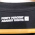 フォーティーパーセントアゲインストライツ FORTY PERCENTS AGAINST RIGHTS MY LIFE IS MY LIFE ロゴプリントクルーネックTシャツTシャツ メンズ import:M
