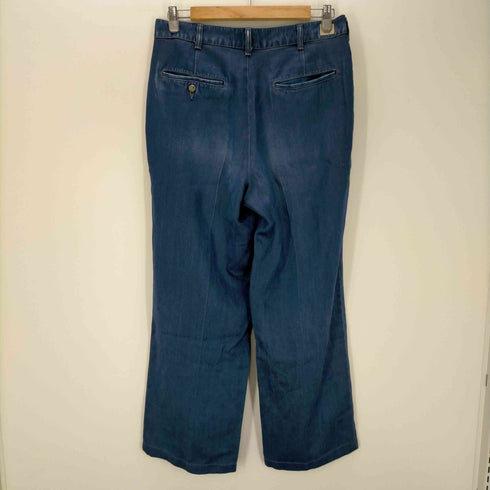 ラングラー Wrangler インディゴ染め2タックスラックス メンズ W33