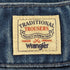 ラングラー Wrangler インディゴ染め2タックスラックス メンズ W33