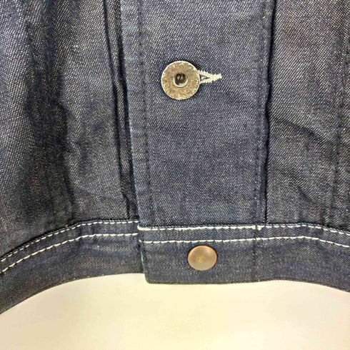 ディーゼル DIESEL マルチポケット デニムジャケット トラッカー バック刺繍 Diesel Industry メンズ L