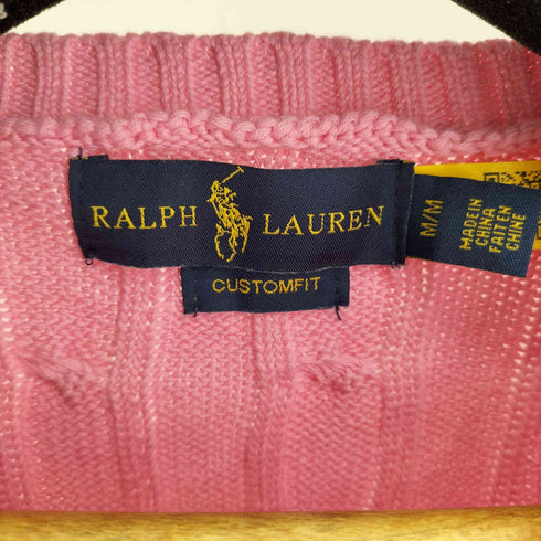 ラルフローレン RALPH LAUREN CUSTOMU FIT S/Sケーブルニット トップス レディース JPN:M