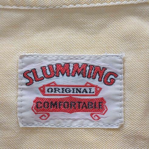SLUMMING 両フラップ オープンカラー長袖シャツ メンズ JPN:M
