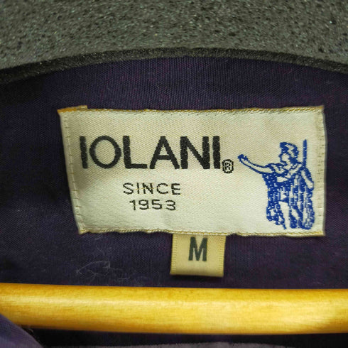 イオラニ IOLANI 開襟 総柄アロハシャツ レーヨンシャツ 花火 メンズ JPN:M