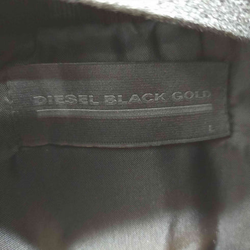 ディーゼルブラックゴールド DIESEL BLACK GOLD ジップアップ ボアジャケット ボンバージャケット 切替 メンズ L