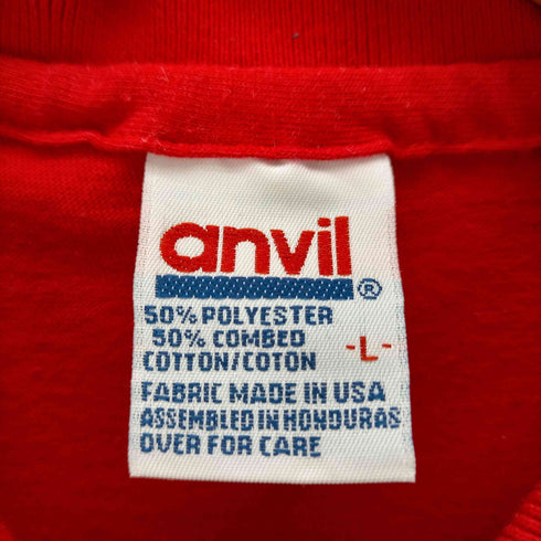 アンビル Anvil 90S USA製 企業ロゴ ポロシャツ メンズ JPN:L