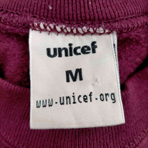 UNICEF クルーネックスウェット メンズ JPN:M