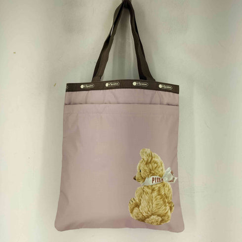 ピンクハウス PINK HOUSE テディベアプリント ナイロン トートバッグ レディース