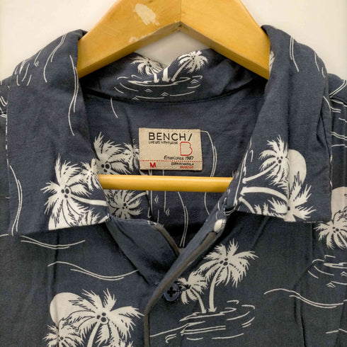ベンチ BENCH 総柄オープンカラーアロハシャツ メンズ JPN:M