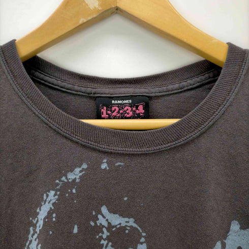 バンドプリントクルーネックTシャツ Y2K メンズ