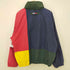 トミーヒルフィガー TOMMY HILFIGER 90-00S クレイジー マルチカラー ジップアップナイロンジャケット メンズ