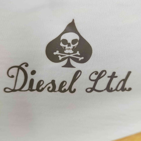 ディーゼル DIESEL S/S TEE プリントTシャツ トランプ スカル メンズ M