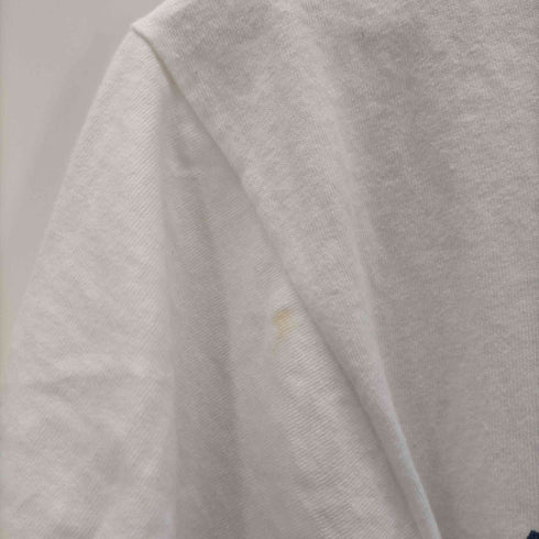 フルーツオブザルーム FRUIT OF THE LOOM 80S-90S USA製 裾袖シングル プリントクルーネックTシャツ メンズ JPN:M