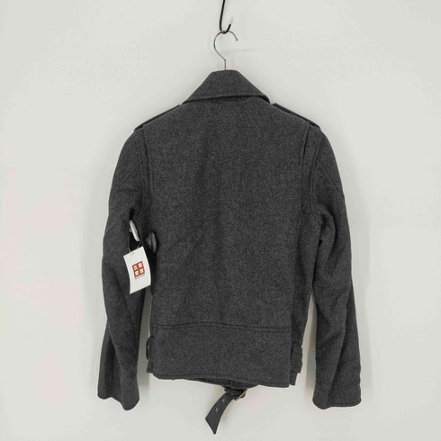 ジュンヤワタナベコムデギャルソン JUNYA WATANABE COMME des GARCONS AD2002 ウールライダースジャケット メンズ ONE SIZE